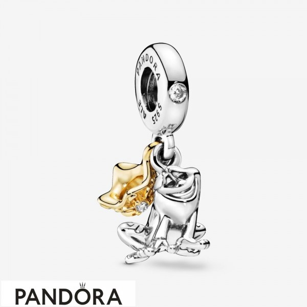 Pandora Jewelry Disney Princess Tiana Frog Prince Hanging Charm Official