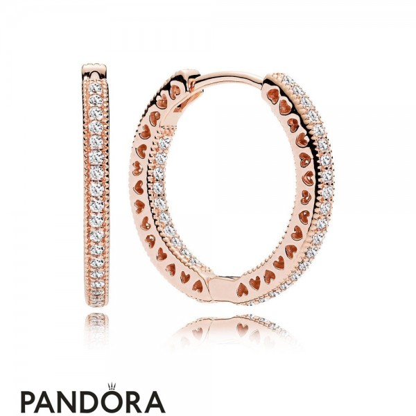 Pandora Jewelry Earrings Hearts Of Pandora Jewelry Rose Official
