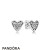 Pandora Jewelry Earrings Hearts Of Winter Stud Earrings Official