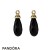 Pandora Jewelry Earrings Intuition Earring Charms 14K Gold Black Onyx Official