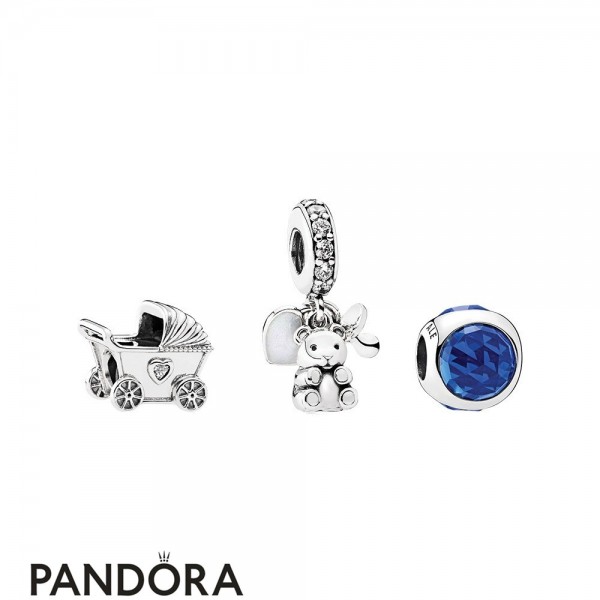 Pandora Jewelry Baby Boy Charm Pack Official
