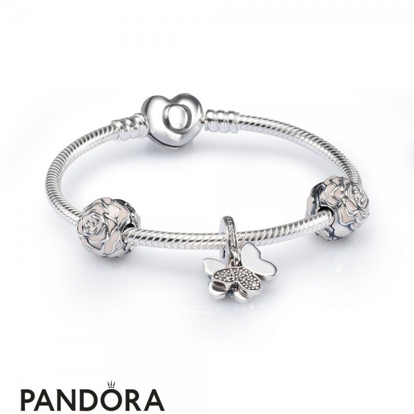 Pandora Jewelry Fluttering Butterfly Charm Bracelet Set Official