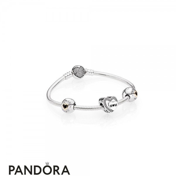 Pandora Jewelry Holiday Gift Tribute To Mom Bracelet Set Official