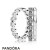 Pandora Jewelry Silver Sentiments Ring Stack Official