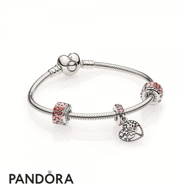 Pandora Jewelry Tree Of Hearts Bracelet Gift Set Official