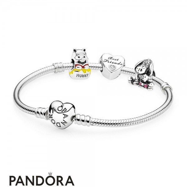 Pandora Jewelry Winnie The Pooh And Eeyore Bracelet Gift Set Official
