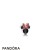 Pandora Jewelry Lockets Disney Minnie Icon Petite Charm Red Black Enamel Official