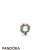 Pandora Jewelry Lockets Holiday Wreath Petite Charm Berry Red Green Enamel Official