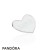 Pandora Jewelry Lockets Love Heart Plate Medium Silver Enamel Official