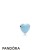 Pandora Jewelry Lockets Pandora Jewelry 925 Silver Blue Heart Petite Charm Baby Blue Enamel Official