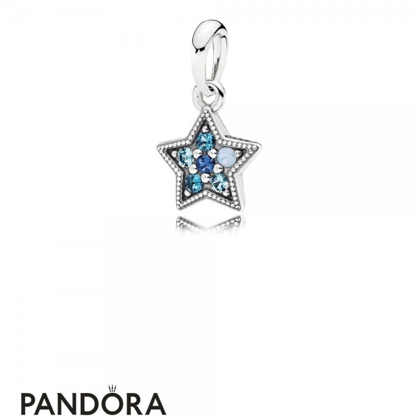 Pandora Jewelry Pendants Bright Star Necklace Pendant Multi Colored Crystals Official