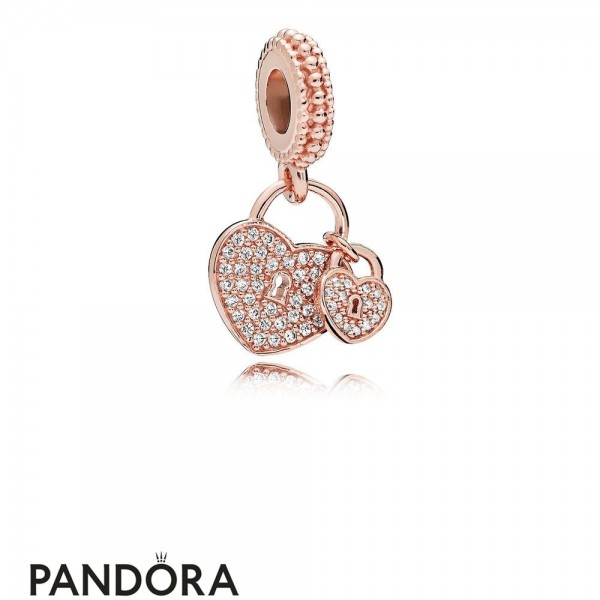 Pandora Jewelry Pendants Pandora Jewelry Love Locks Pendant Charm Rose Pendant Official