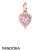 Pandora Jewelry Pendants Sparkling Love Pendant Pandora Jewelry Rose Pink Official