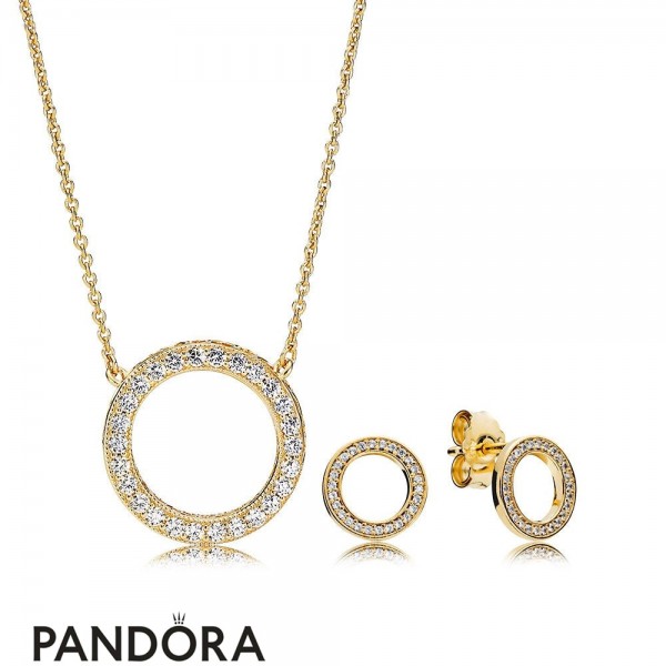 Pandora Jewelry Shine Forever Pandora Jewelry Necklace And Earring Set Official