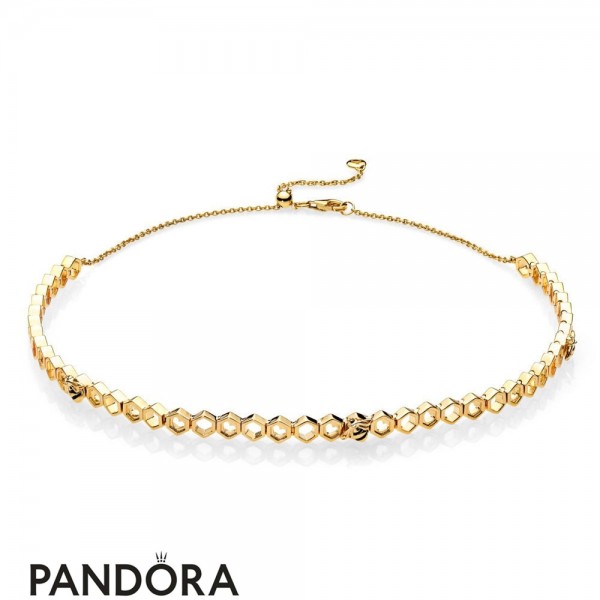 Pandora Jewelry Shine Honeybee Choker Official