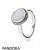 Pandora Jewelry Rings Daisy Signet Ring Mother Of Pearl Official