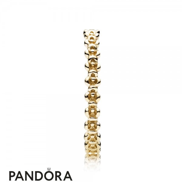 Pandora Jewelry Rings Floral Elegance Ring 14K Gold Official