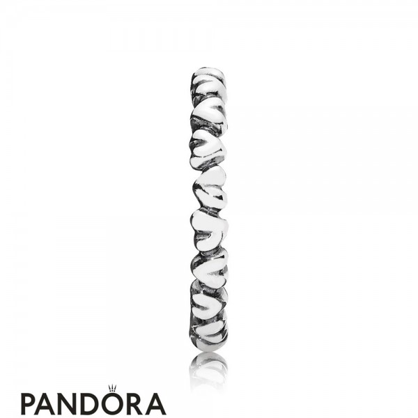 Pandora Jewelry Rings Forever Love Stackable Heart Ring Official