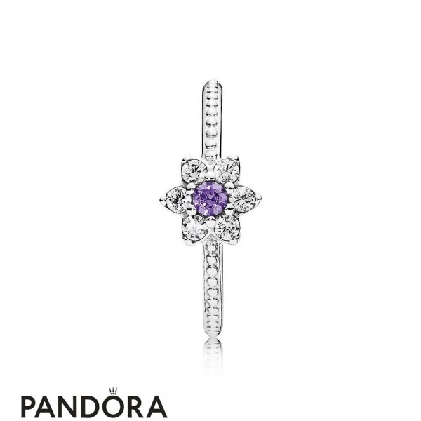 Pandora Jewelry Rings Official Forget Me Not Ring Purple Official