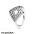 Pandora Jewelry Rings Geometric Lines 925 Silver Fancy Ring Official