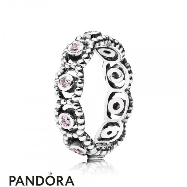 Pandora Jewelry Rings Her Majesty Ring Pink Cz Official