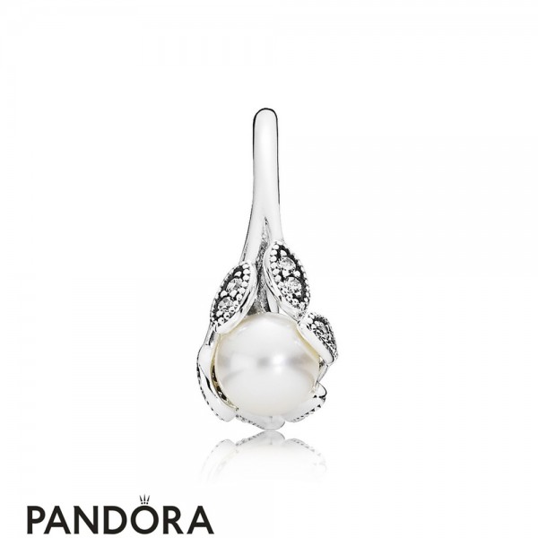 Pandora Jewelry Rings Luminous Leaves Ring White Pearl Official