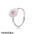 Pandora Jewelry Rings Magnolia Bloom Ring Pale Cerise Enamel Pink Cz Official