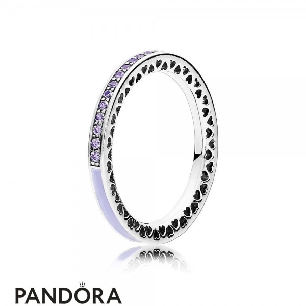 Pandora Jewelry Rings Radiant Hearts Of Pandora Jewelry Ring Lavender Enamel Official