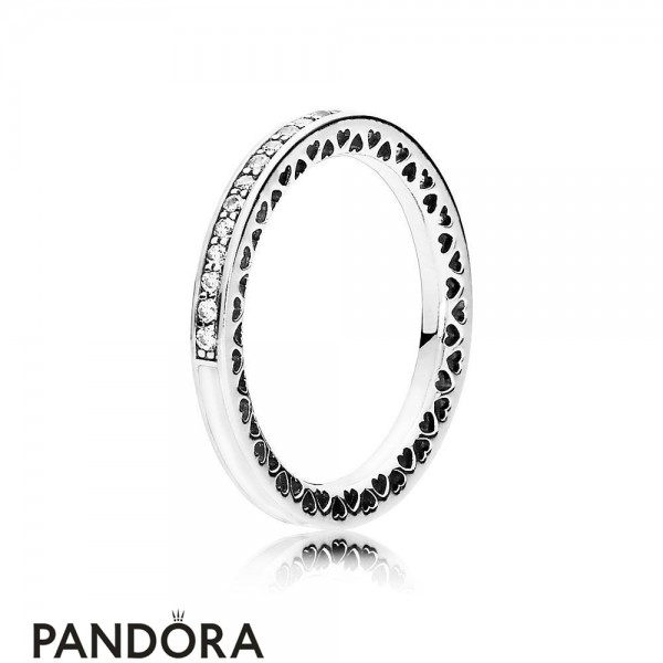 Pandora Jewelry Rings Radiant Hearts Of Pandora Jewelry Ring Silver Enamel Official