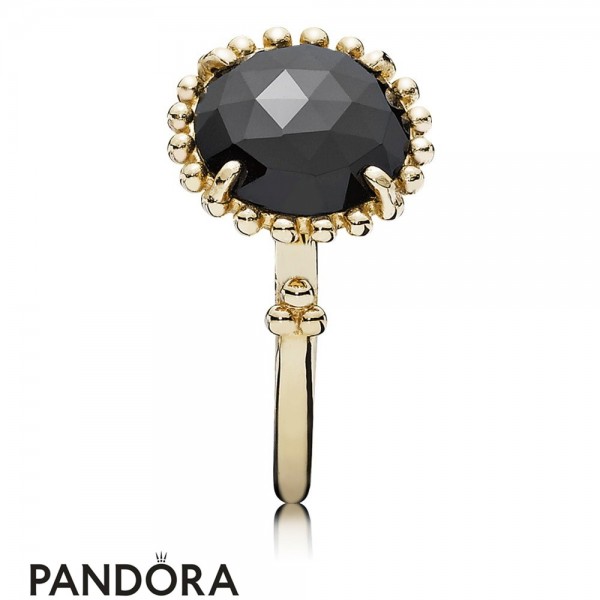 Pandora Jewelry Rings Shining Star Ring Black Spinel Official