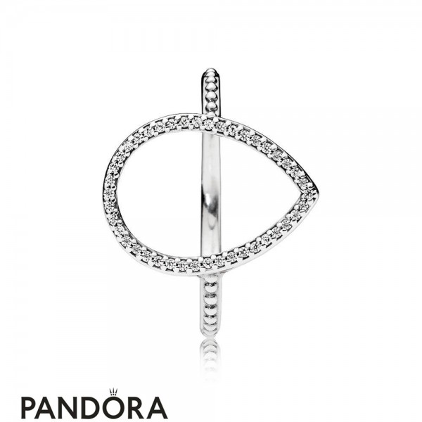 Pandora Jewelry Rings Teardrop Silhouette Ring Official