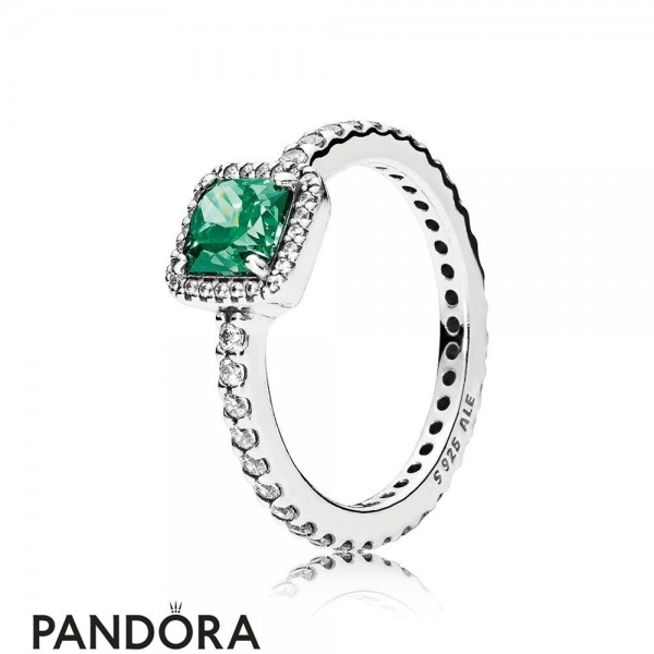 Pandora Jewelry Rings Timeless Elegance Green Official