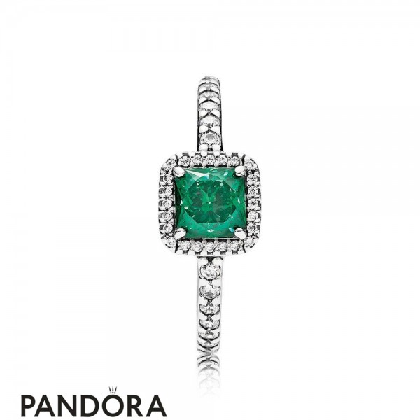 Pandora Jewelry Rings Timeless Elegance Green Official